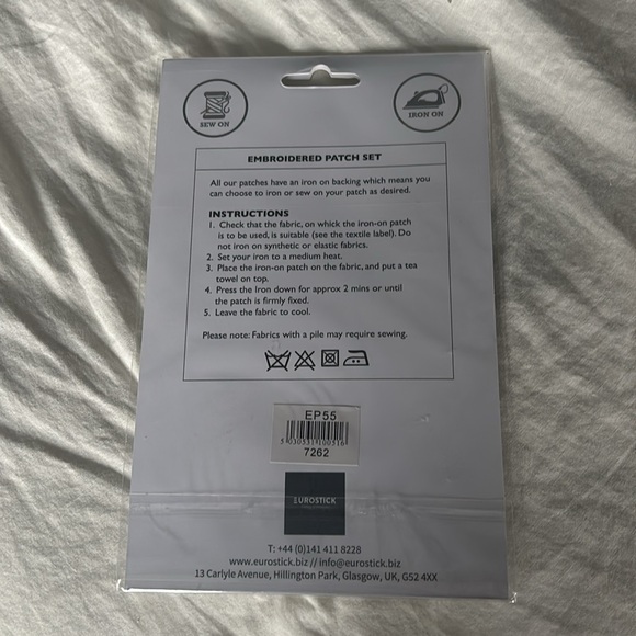 Brilliantly British embroidered patch set - Picture 2 of 3